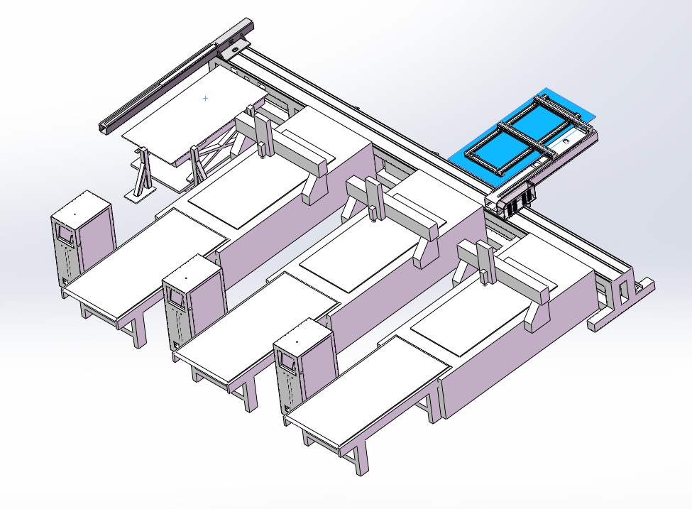 خط إنتاج الخزائن M12(1+3)