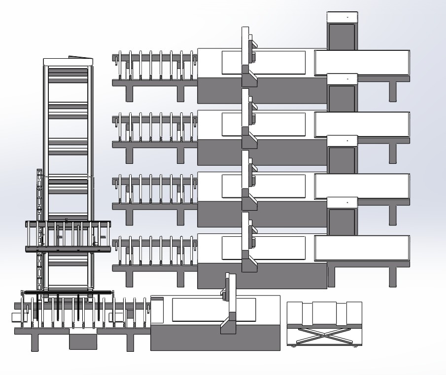 خط إنتاج الأثاث اللوحي M20 (1+4)