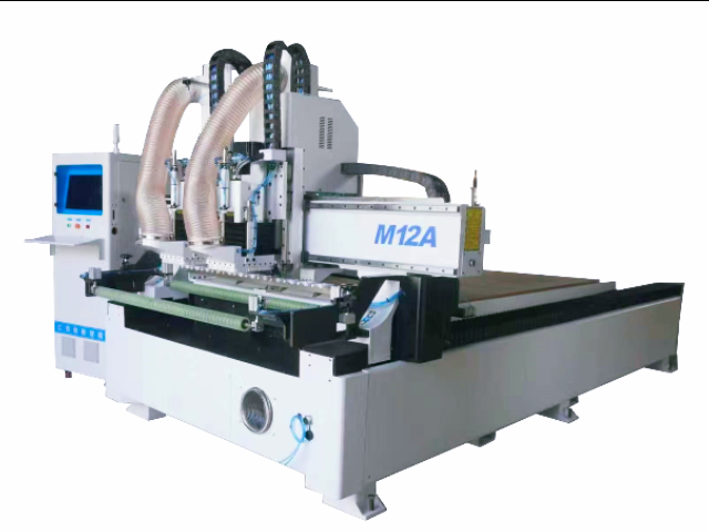 ماكينة نقش CNC طراز M12A + مغزلان مزدوجان + مخزن أدوات سعة 12 أداة